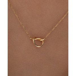 14 Karat Gold Knot Necklace