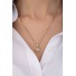 14K Gold Diamond-Cut Necklace with Paperclip Chain