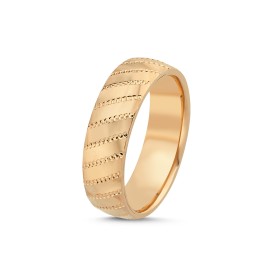 14 Karat Gold Damen-Ehering (5ALY1375)