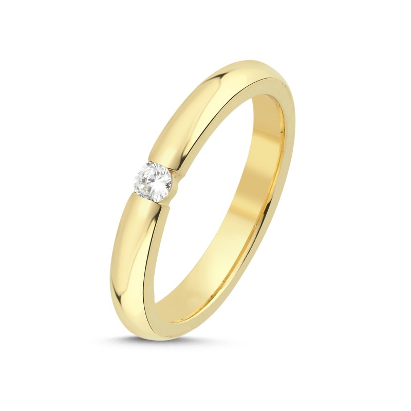 14K Gold Women's Wedding Ring (5ALY1564)