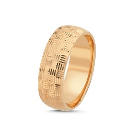 14K Gold Women's Wedding Ring (5ALY1488)