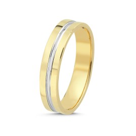 14K Gold Men's Wedding Ring (5ALY1342)