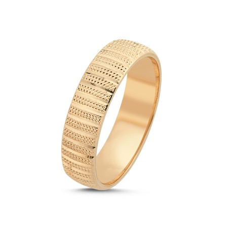 14K Gold Women's Wedding Ring (5ALY1765)