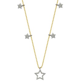 0.27 ct Diamond Star Necklace