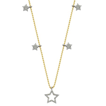 0.27 ct Diamond Star Necklace