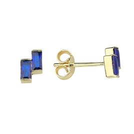 14 Karat Gold Gemstone Earrings