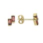 14 Karat Gold Gemstone Earrings