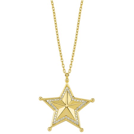 0.32 ct Diamond Star Necklace