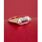 0.41 ct Diamond & Ruby Ring