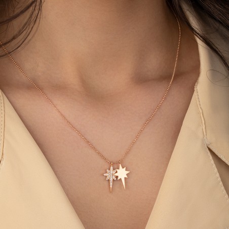 0.16 ct Pole Star Necklace