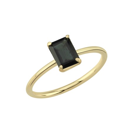 14 Karat Gold mit Onyx Ring