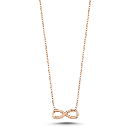 14K Gold Infinity Necklace