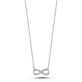 14K Gold Infinity Necklace