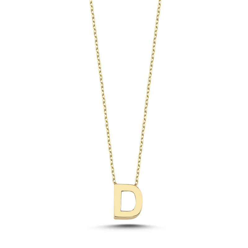 14K Gold Letter Necklace