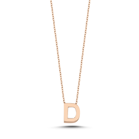 14K Gold Letter Necklace