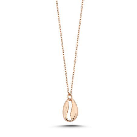 14K Gold Seashell Necklace