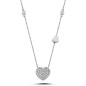 0.23 ct Diamond Heart Necklace