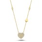 0.23 ct Diamond Heart Necklace