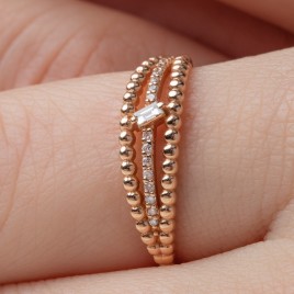 0,11 ct Diamant Ring