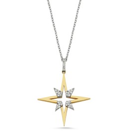 0.29 ct Diamond Star Necklace