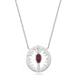 0.57 ct Diamond & Ruby Necklace