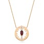 0.57 ct Diamond & Ruby Necklace