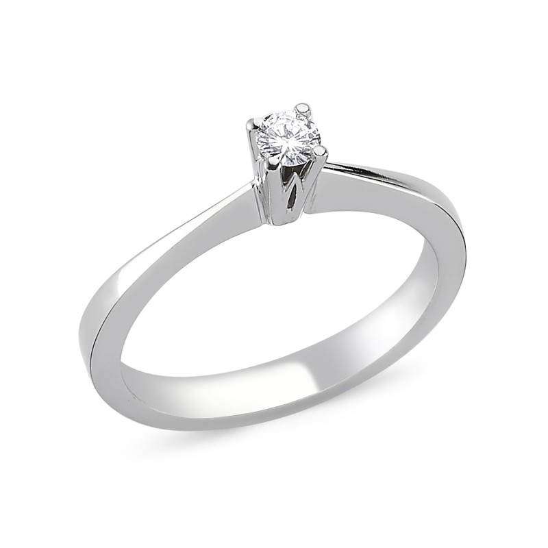 0,11 ct Diamant Solitärring