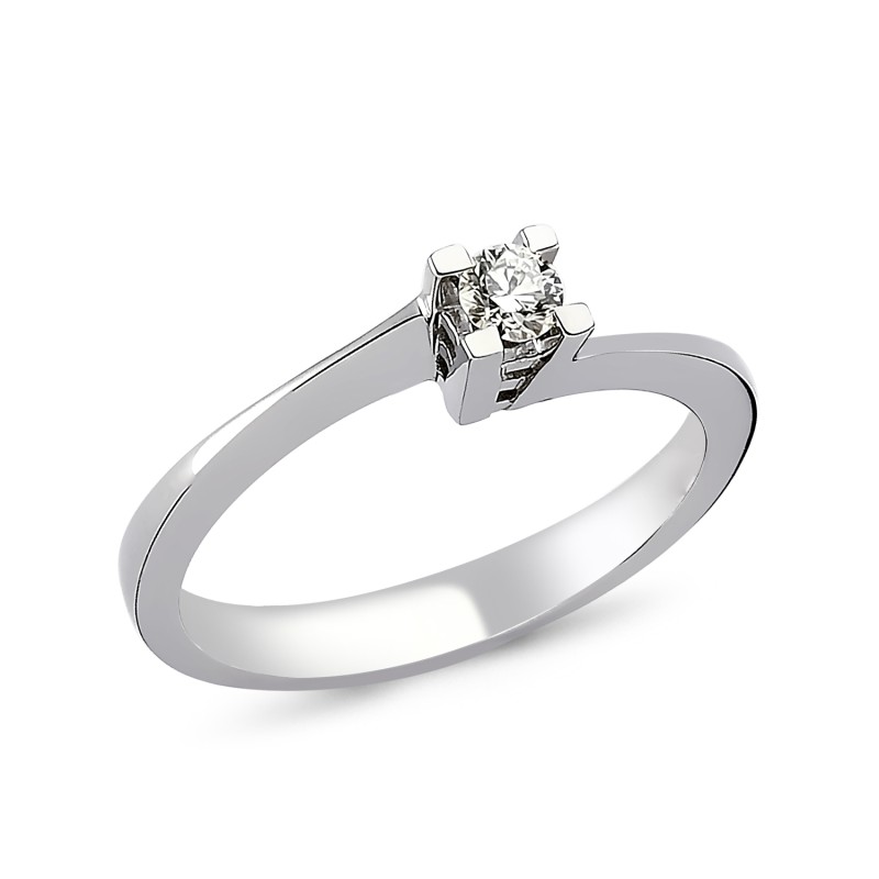 0,15 ct Diamant Solitärring