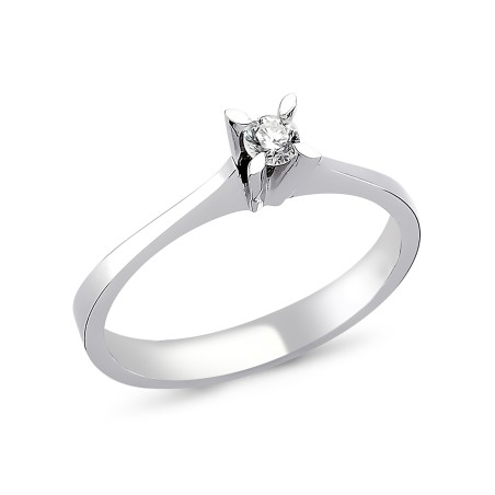 0,13 ct Diamant Solitärring