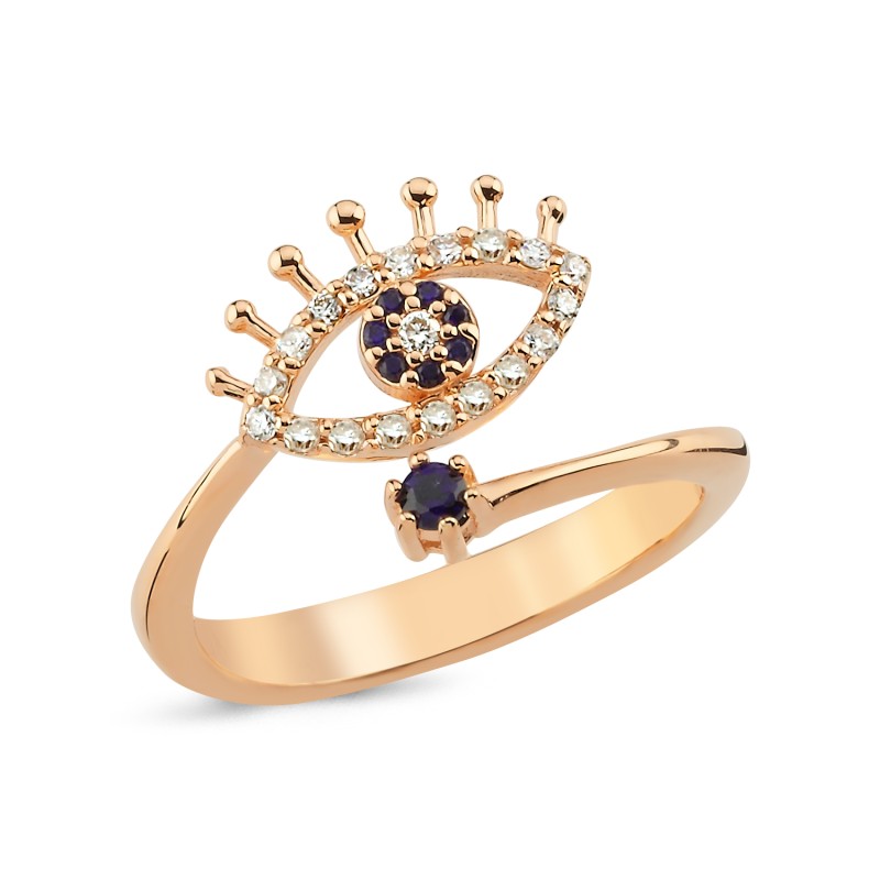 0.23 ct Diamond & Sapphire Ring