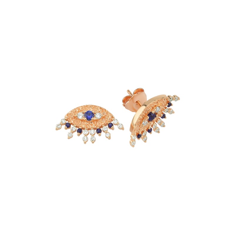 0.29 ct Diamond & Sapphire Earrings